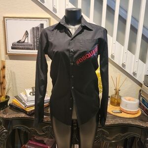 Dsquared2 Tape Pocket Shirt Long Sleeve Size 44